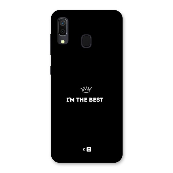 I Am The Best Back Case for Galaxy A20