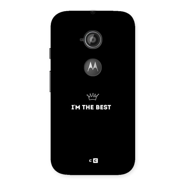 I Am The Best Back Case for Moto E 2nd Gen