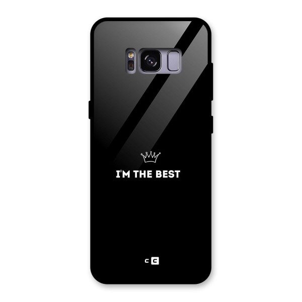 I Am The Best Glass Back Case for Galaxy S8