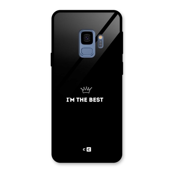 I Am The Best Glass Back Case for Galaxy S9