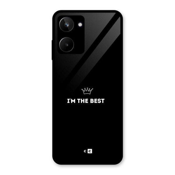 I Am The Best Glass Back Case for Realme 10