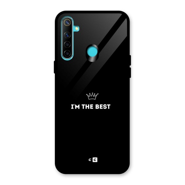 I Am The Best Glass Back Case for Realme 5