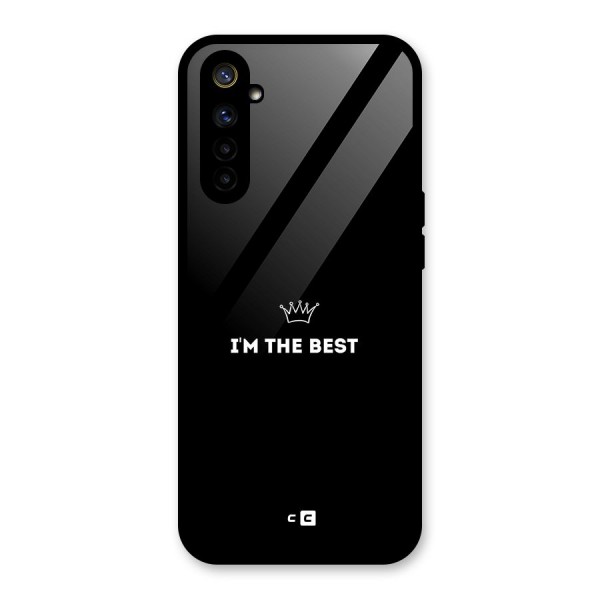 I Am The Best Glass Back Case for Realme 6