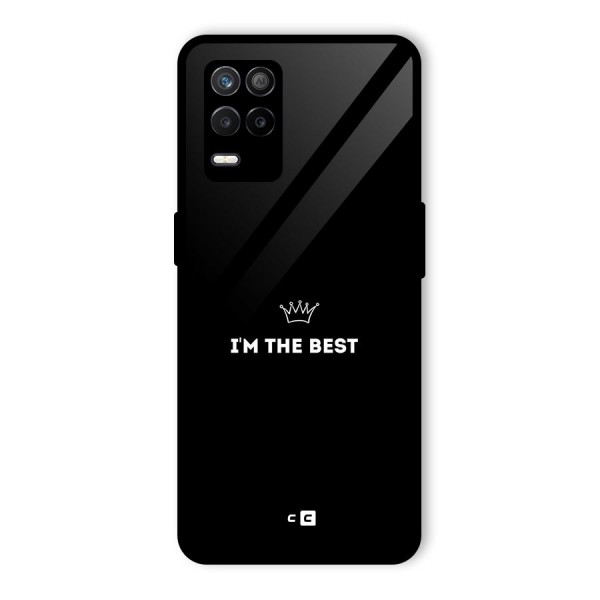 I Am The Best Glass Back Case for Realme 8s 5G