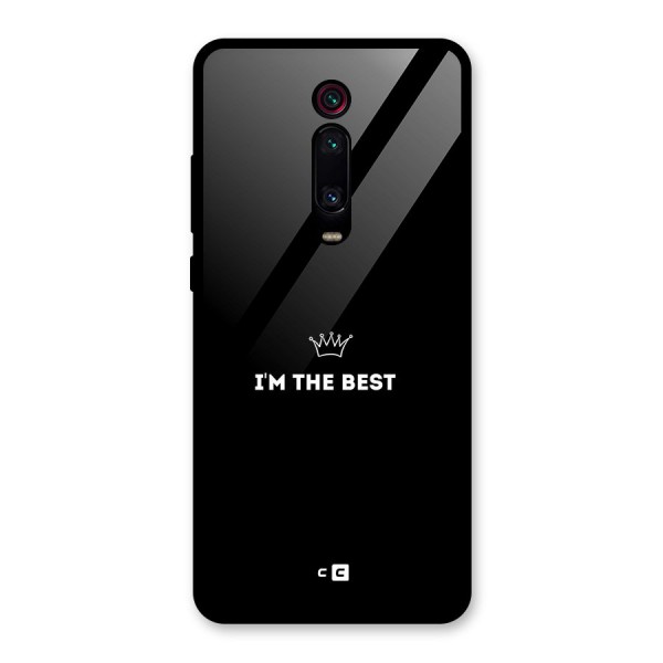 I Am The Best Glass Back Case for Redmi K20