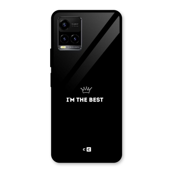 I Am The Best Glass Back Case for Vivo Y21A