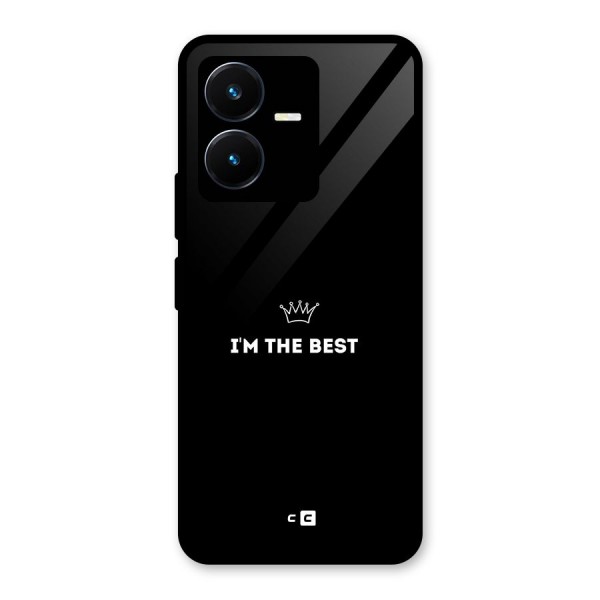 I Am The Best Glass Back Case for Vivo Y22