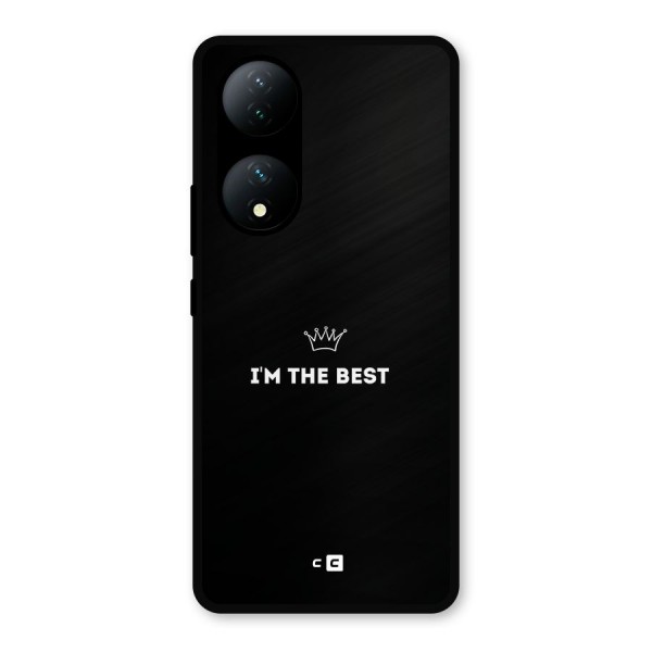 I Am The Best Metal Back Case for Vivo Y100a