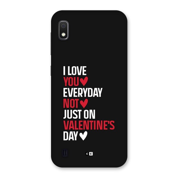 I Love You Everyday Back Case for Galaxy A10