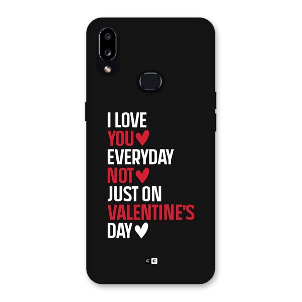 I Love You Everyday Back Case for Galaxy A10s