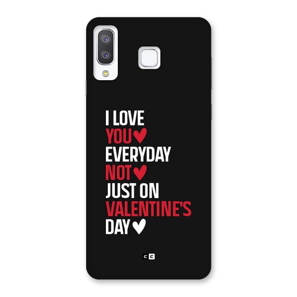 I Love You Everyday Back Case for Galaxy A8 Star