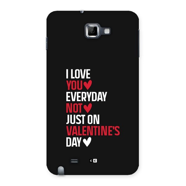 I Love You Everyday Back Case for Galaxy Note