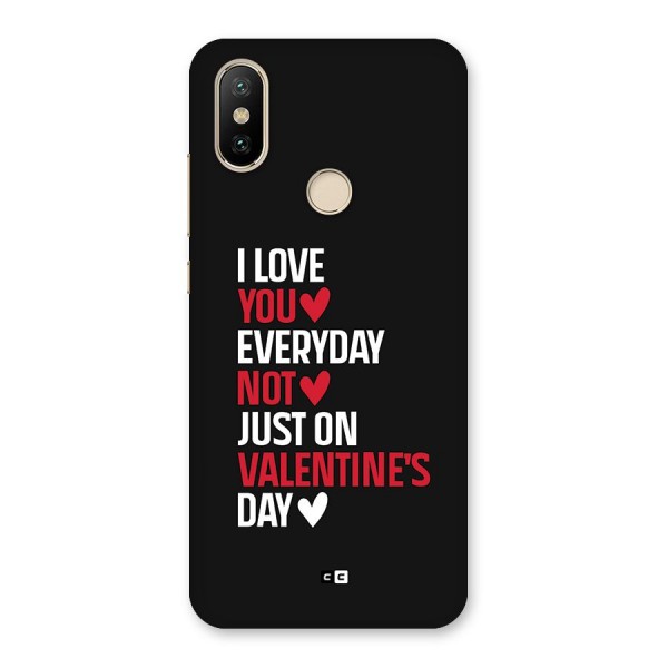 I Love You Everyday Back Case for Mi A2