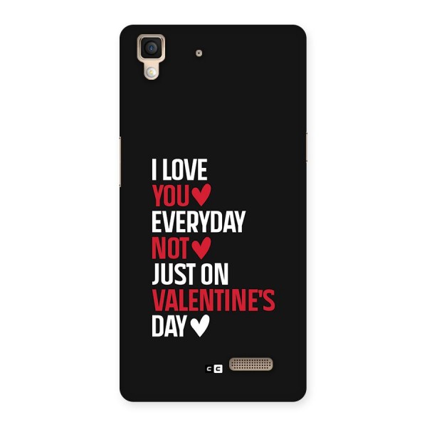 I Love You Everyday Back Case for Oppo R7