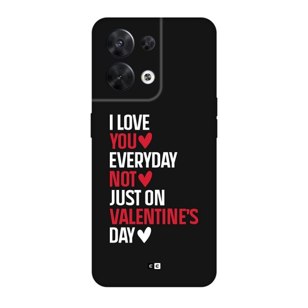 I Love You Everyday Back Case for Oppo Reno8 5G