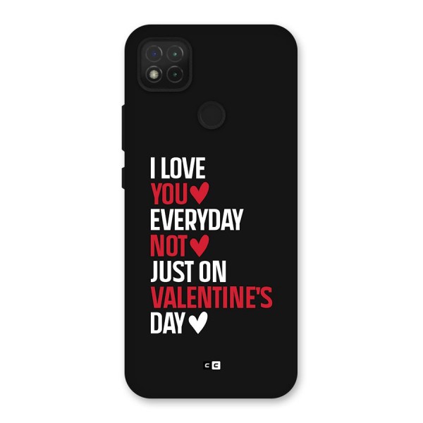 I Love You Everyday Back Case for Redmi 9