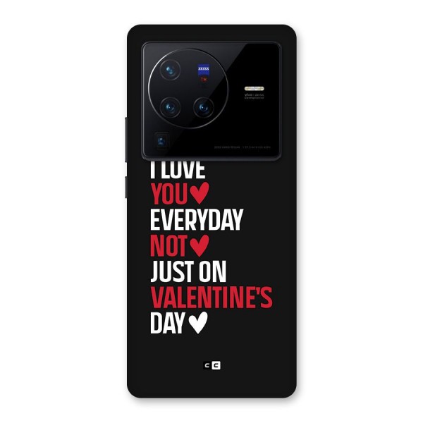 I Love You Everyday Back Case for Vivo X80 Pro