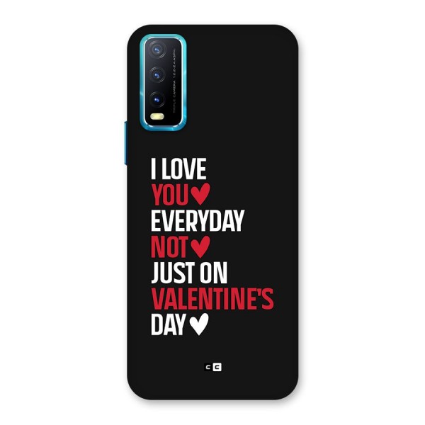 I Love You Everyday Back Case for Vivo Y12s