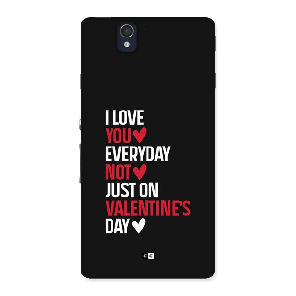 I Love You Everyday Back Case for Xperia Z