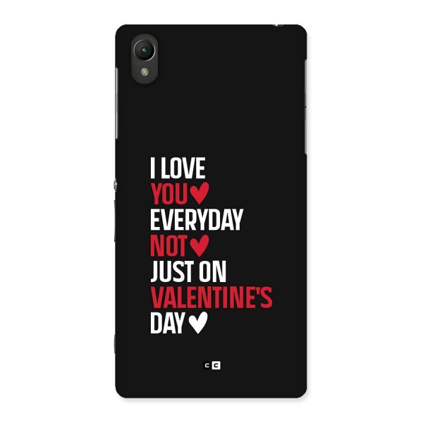 I Love You Everyday Back Case for Xperia Z2