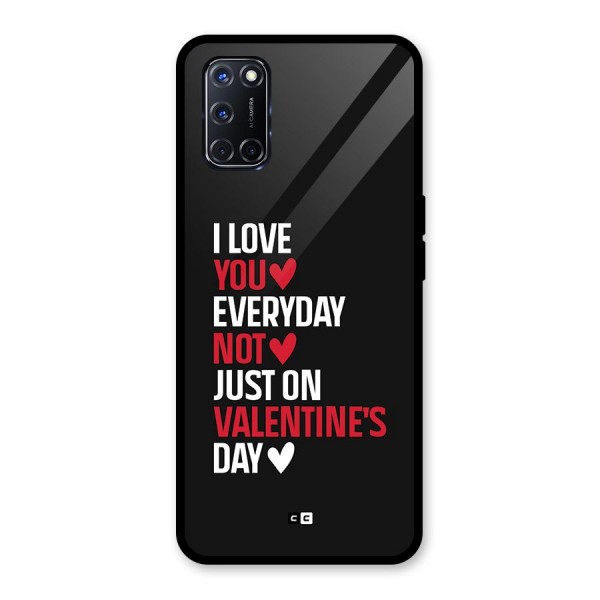 I Love You Everyday Glass Back Case for Oppo A52