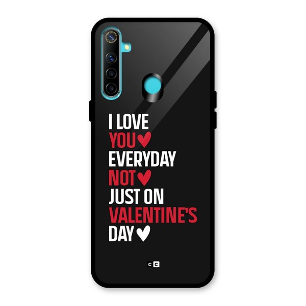 I Love You Everyday Glass Back Case for Realme 5