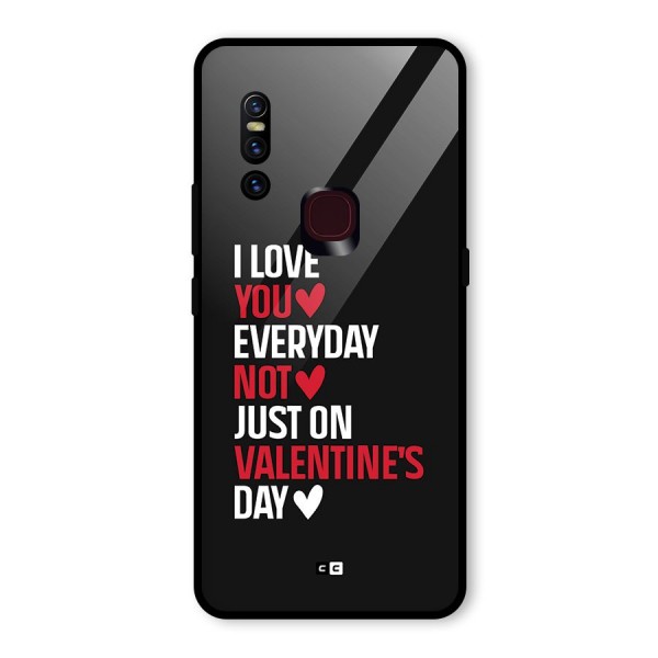 I Love You Everyday Glass Back Case for Vivo V15