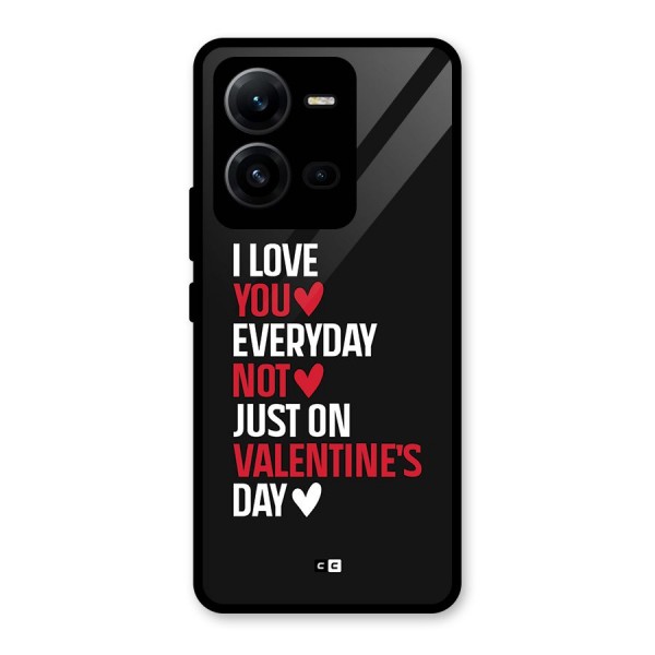 I Love You Everyday Glass Back Case for Vivo V25