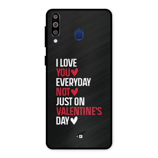 I Love You Everyday Metal Back Case for Galaxy M30