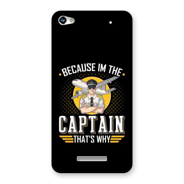 I M Captain Back Case for Canvas Hue 2 A316