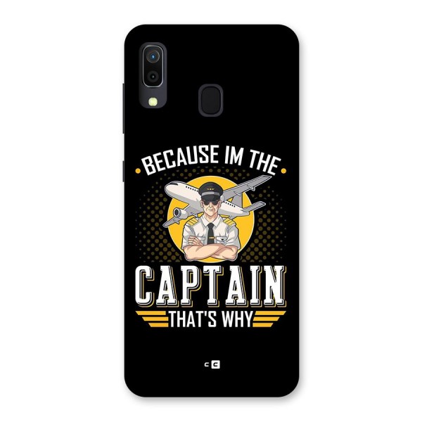 I M Captain Back Case for Galaxy A30