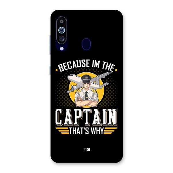 I M Captain Back Case for Galaxy A60