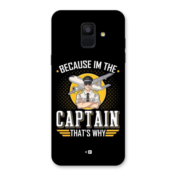 I M Captain Back Case for Galaxy A6 (2018)