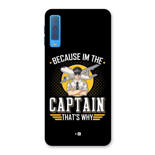 I M Captain Back Case for Galaxy A7 (2018)