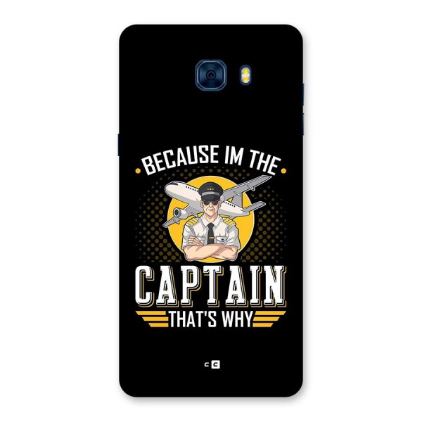 I M Captain Back Case for Galaxy C7 Pro