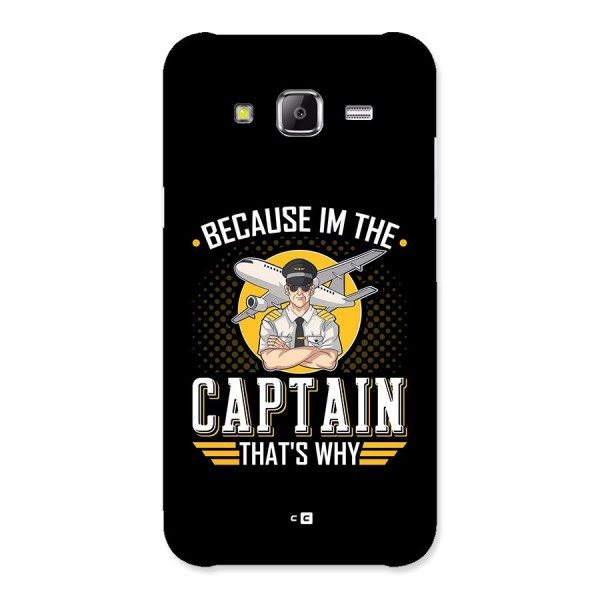 I M Captain Back Case for Galaxy J5