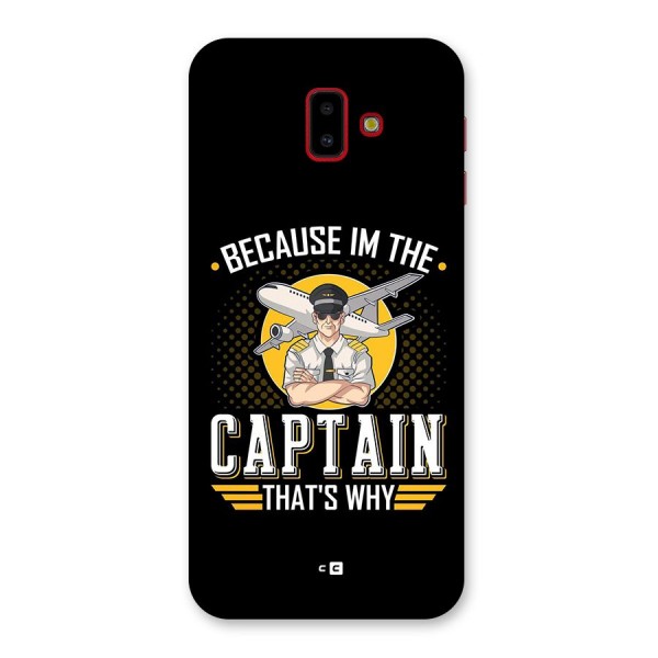 I M Captain Back Case for Galaxy J6 Plus