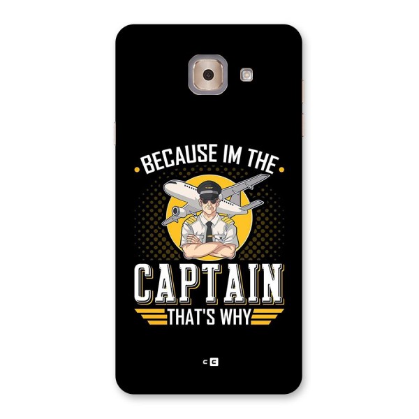 I M Captain Back Case for Galaxy J7 Max