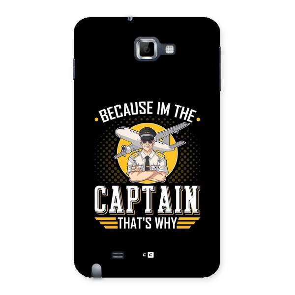 I M Captain Back Case for Galaxy Note