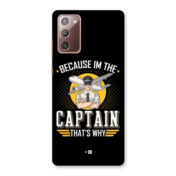 I M Captain Back Case for Galaxy Note 20