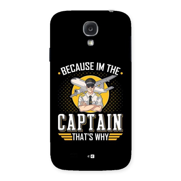 I M Captain Back Case for Galaxy S4