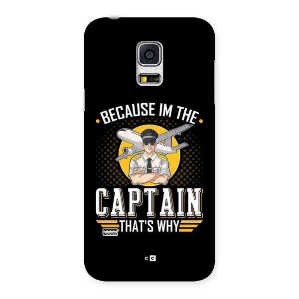 I M Captain Back Case for Galaxy S5 Mini