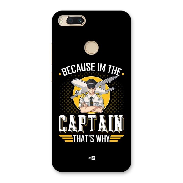 I M Captain Back Case for Mi A1