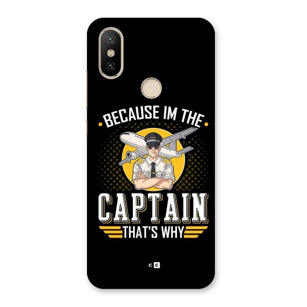 I M Captain Back Case for Mi A2