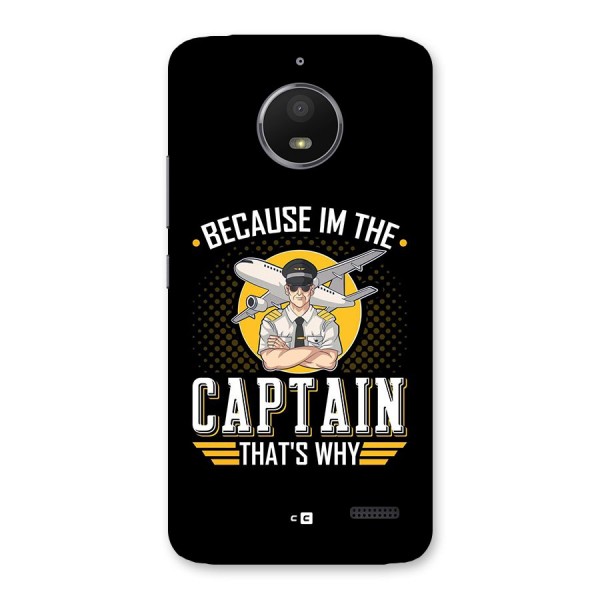 I M Captain Back Case for Moto E4