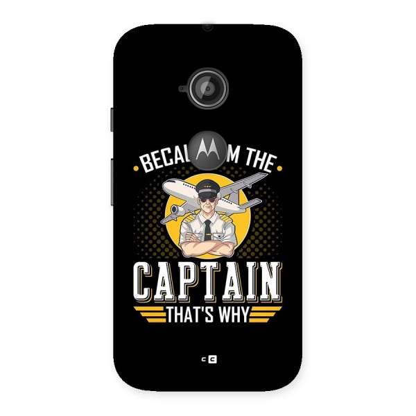 I M Captain Back Case for Moto E 2nd Gen