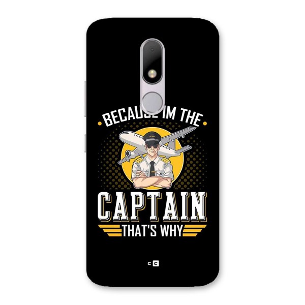 I M Captain Back Case for Moto M