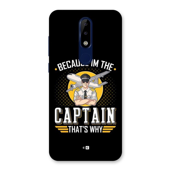 I M Captain Back Case for Nokia 5.1 Plus