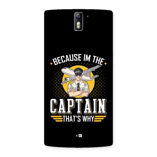 I M Captain Back Case for OnePlus One