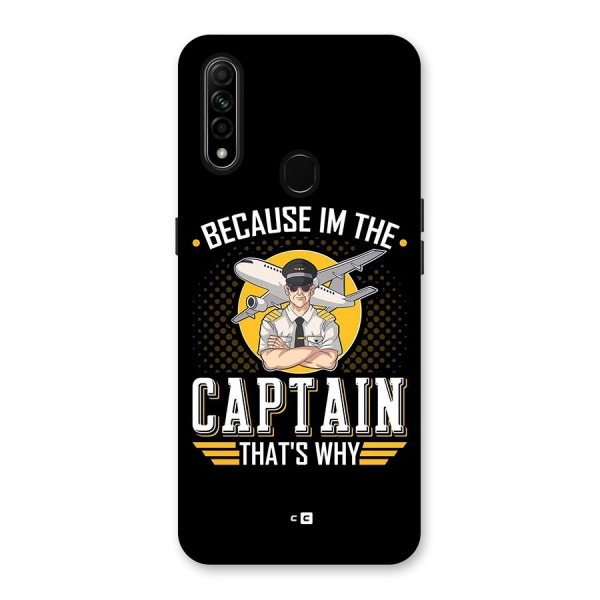 I M Captain Back Case for Oppo A31